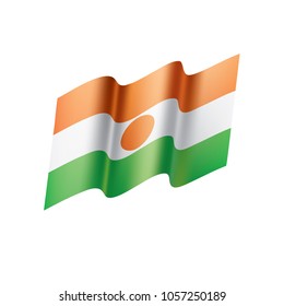 Niger flag, vector illustration