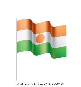 Niger flag, vector illustration