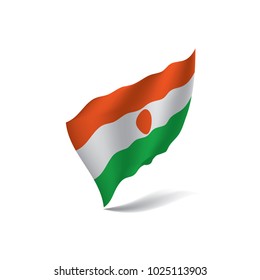 Niger flag, vector illustration on a white background