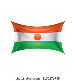 Niger flag, vector illustration on a white background