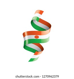 Niger flag, vector illustration on a white background