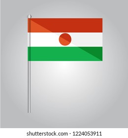 Niger Icon vector illustration,National flag for country of Niger isolated, banner vector illustration. Vector illustration eps10.