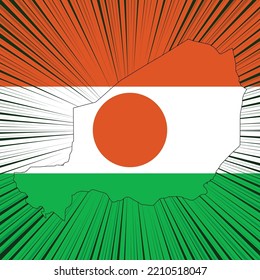 Niger Independence Day Map