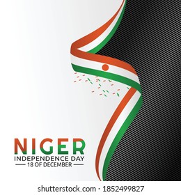 Niger Independence Day Vektorgrafik. Geeignet für Grußkartenposter und Banner