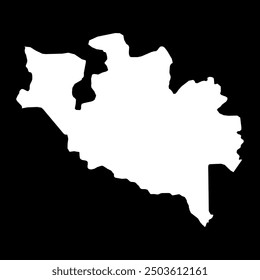 Niger State Map, Verwaltungsabteilung des Landes Nigeria. Vektorgrafik.