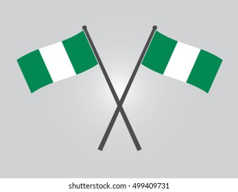 Nigeria Cross Flag