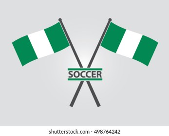 Nigeria Emblem Soccer