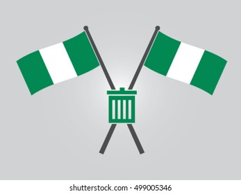 Nigeria Emblem Trash