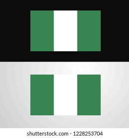 Nigeria Flag banner design