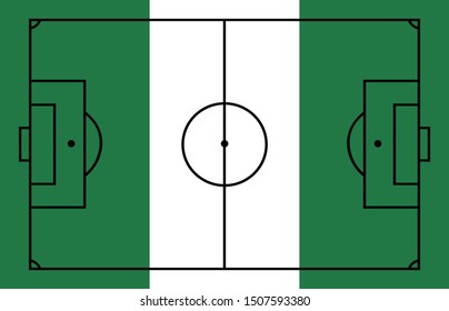Nigeria flag football plan board