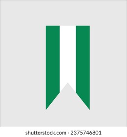 Nigeria flag icon vector illustration