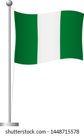 Nigeria Flag Icon National Flag Nigeria Stock Vector (Royalty Free ...