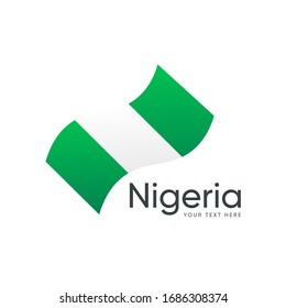 Nigeria flag vector design template
