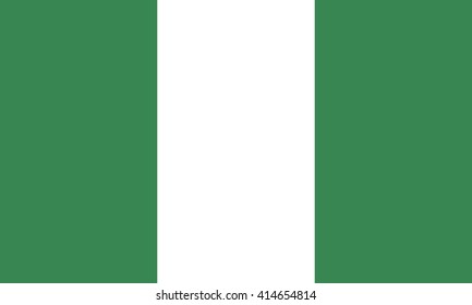 Nigeria flag vector graphics