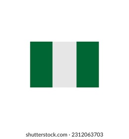 Indicadores de Nigeria conjunto de iconos, Día de la Independencia de Nigeria conjunto de iconos símbolo vector