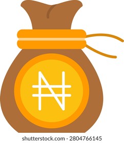 Nigeria Flat Style Icon Design