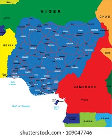 Nigeria map