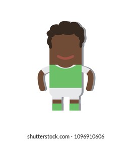 Nigeria national football team icon, vector illustration design.