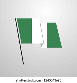 Nigeria Waving flag