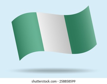 Nigeria ondeando bandera