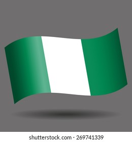 Nigeria Waving Flag Stock Vector (Royalty Free) 269741339 | Shutterstock