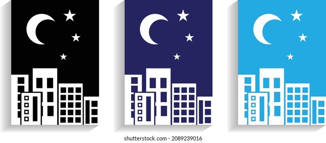 Nighat City Design Vector Background