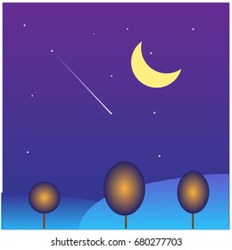 night background