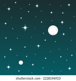 Night background with full of sparkling stars. Galaxy pattern.