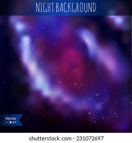 Night background. Vector illustration