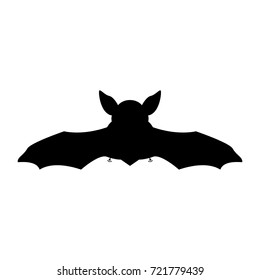 Night bat icon .