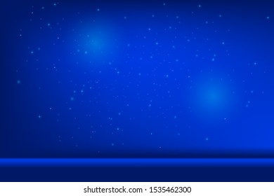 Night blue sky with star background, Vector Night sky.