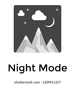 A night of a camera also known  as sleep mode or dark mode 