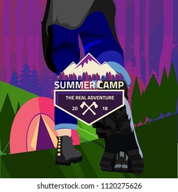 Night camp Poster