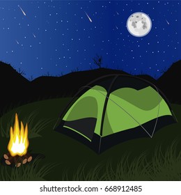 Night camping