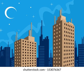 Night in the city