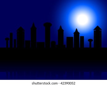 night in city