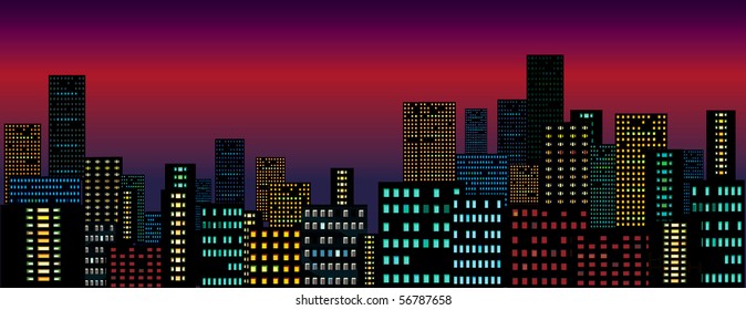 Night city.