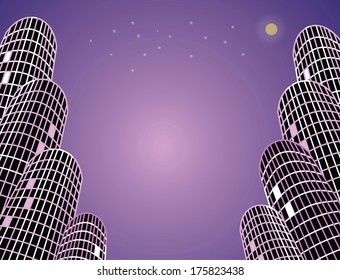 Night city background