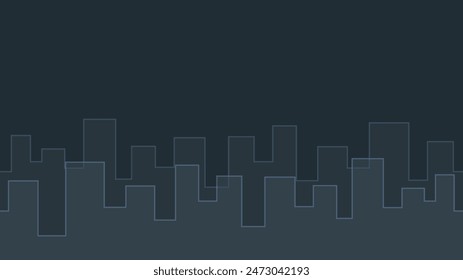night city buildings illustration background