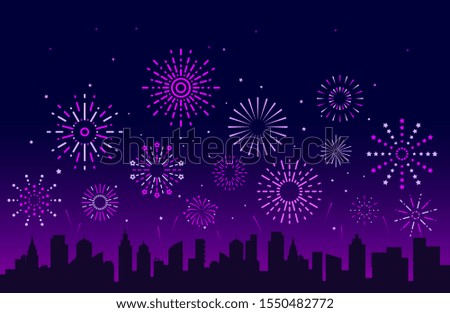 Similar – Image, Stock Photo sparkler Joy Happy Event