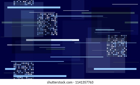 Night City Lines and Stripes, Street Lights Hi Tech Modern Neon Background. Internet Technology High Speed Connection Trendy Pattern. Funky Vector Background Neon Geometric Night City Racing Lines.
