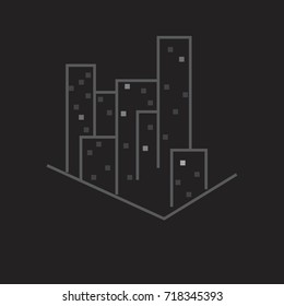 night city logo vector graphic