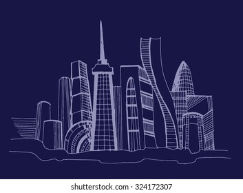 Night cityscape