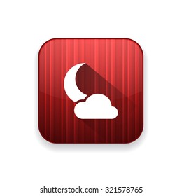 night cloudy icon