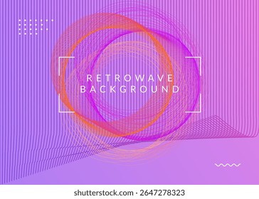 Night Club Design. Night Club Concert Template. Techno Background. Pink Party Poster. Violet Discotheque Event. Soundwave Audio Invitation. Festival Invite. Blue Night Club Design