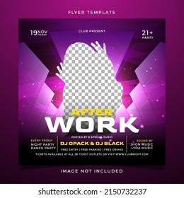 Night Club Ladies Party Flyer Template