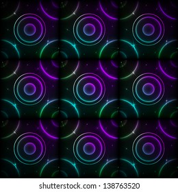 Night club pattern. Vector illustration