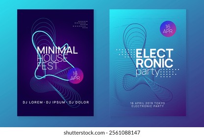 Night Club Poster. Pink Dj Background. Discotheque Concert Element. Trance Invite. Violet Sound Flyer. Fest Set. Electronic Beat Invitation. Green Night Club Poster