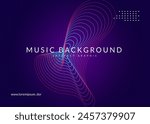 Night Club Set. Psychedelic Audio Illustration. Green Music Background. Discotheque Festival Graphic. Violet Party Poster. Trance Invite. Night Club Event. Pink Night Club Set