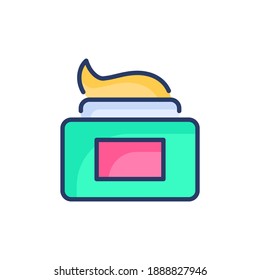 
Night Cream icon in vector. Logotype